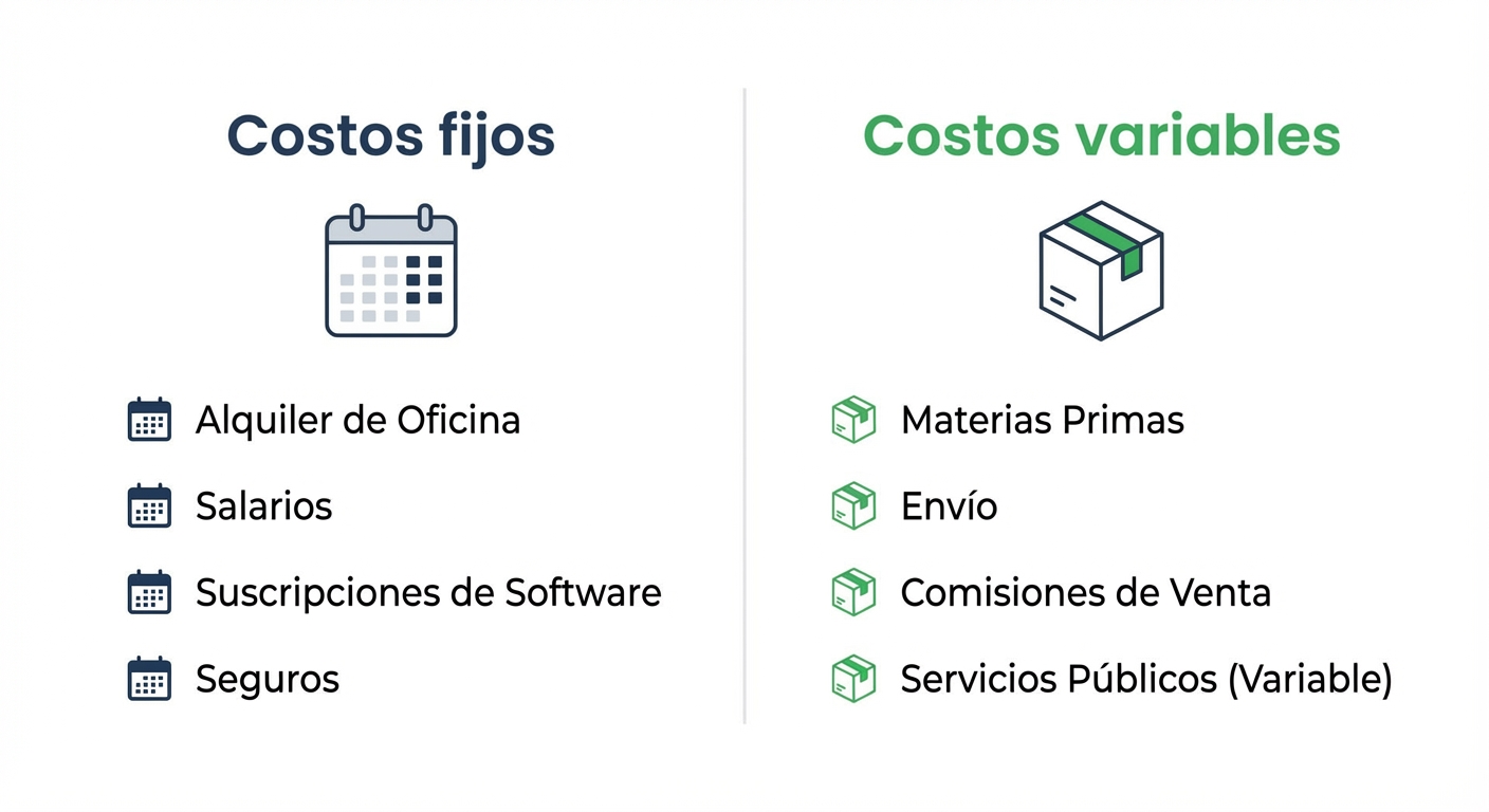 Infografía limpia sobre fondo blanco con dos columnas separadas visualmente. La columna izquierda, titulada 
